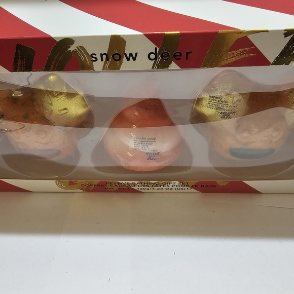 Snow deer bathing set - Picture 2 of 3